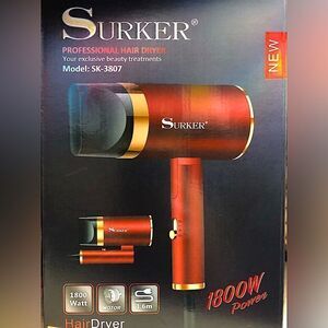 Professional 1800 watt blow dryer